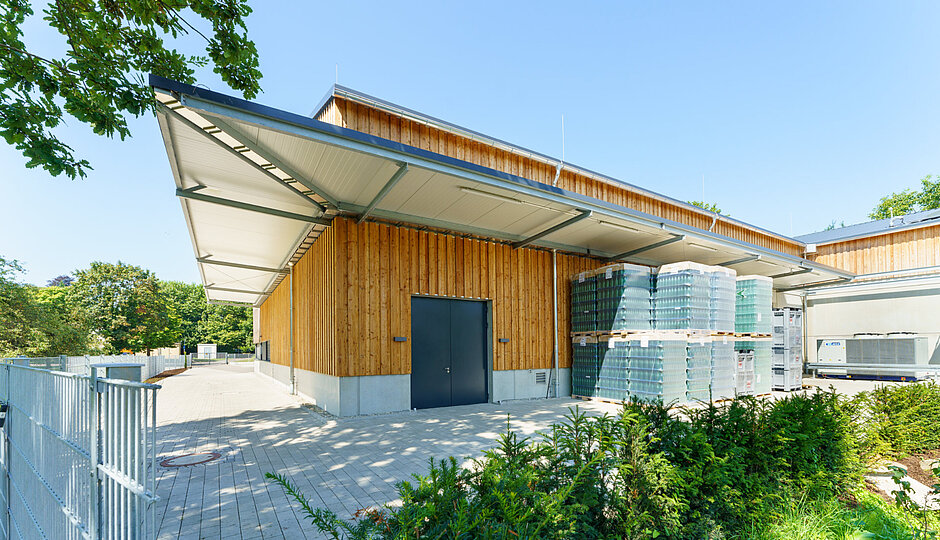 Halle Winzerverein Die Halle des Winzervereins Meersburg in der Mesmerstraße
