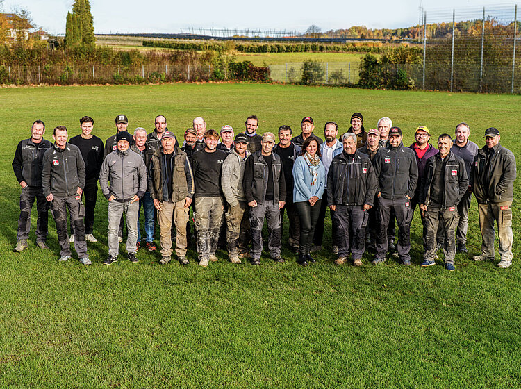 Das gesamte Team von Mathis Bau